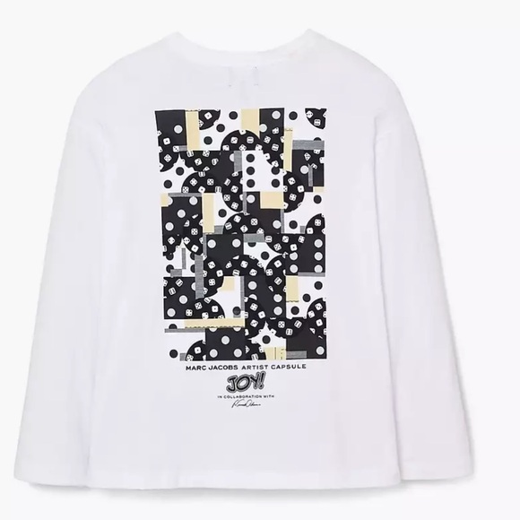 🎲 DERRICK ADAMS X MARC JACOBS PATCHWORK DICE LONG SLEEVE SHIRT 🎲 NWT 🎲 - Picture 1 of 16